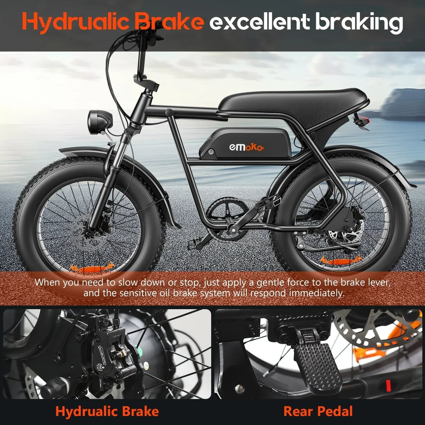 Emoko C99 20*4“ fat tyre ebike