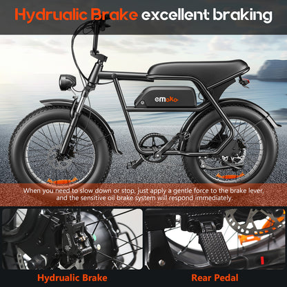 Emoko C99 20*4“ fat tyre ebike