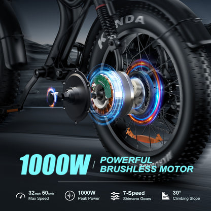 EMOKO "C93 20 inch  fat tyre high speed ebike"