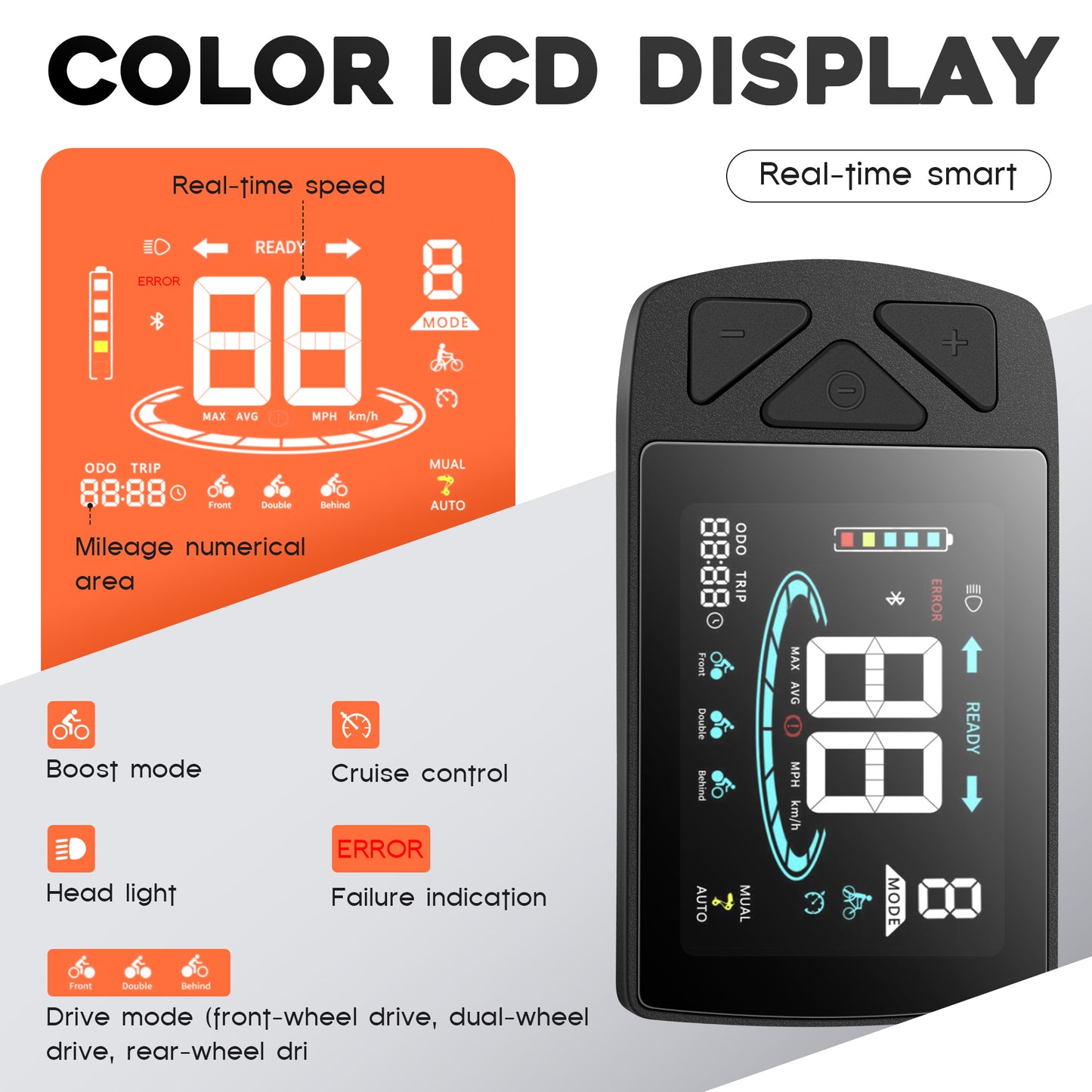 EC27 27.5 inch  delivery ebike dual battery