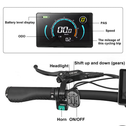 Emoko C94 20*4inch eBike with big battery for delivery  "