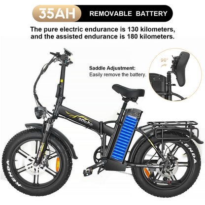 Emoko C94 20*4inch eBike with big battery for delivery  "