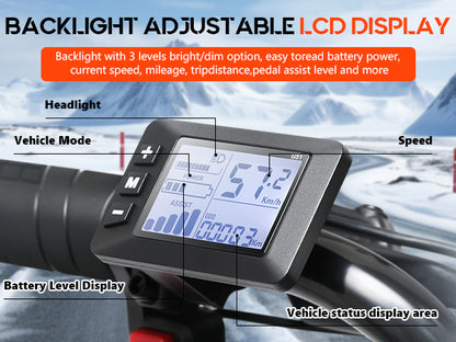 Emoko C91 20 inch  fat tyre high speed ebike