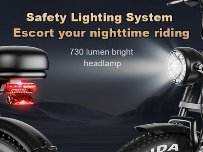 EMOKO "C93 20 inch 23AH 2000w fat tyre high speed ebike"